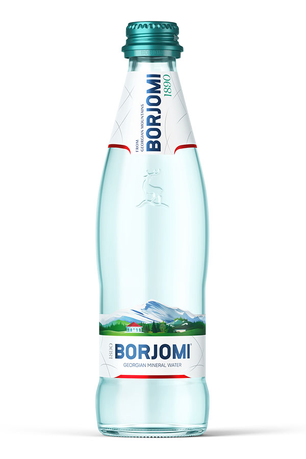 Woda Borjomi 300 ml szklana butelka